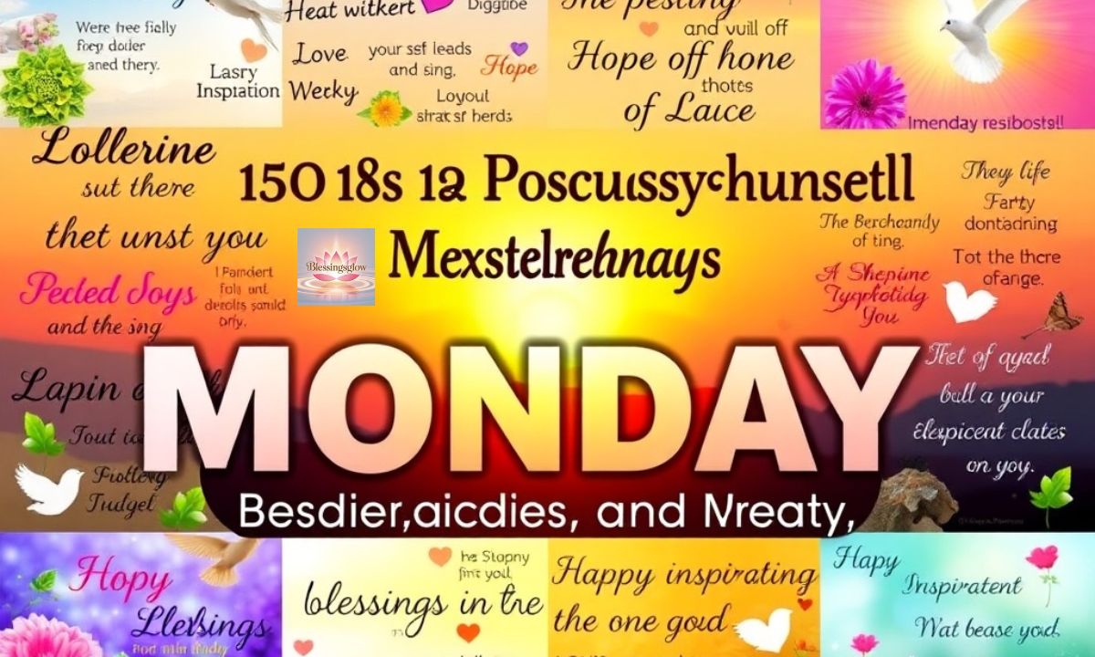 150+ Positive, Inspirational Monday Blessings, Quotes and Prayers