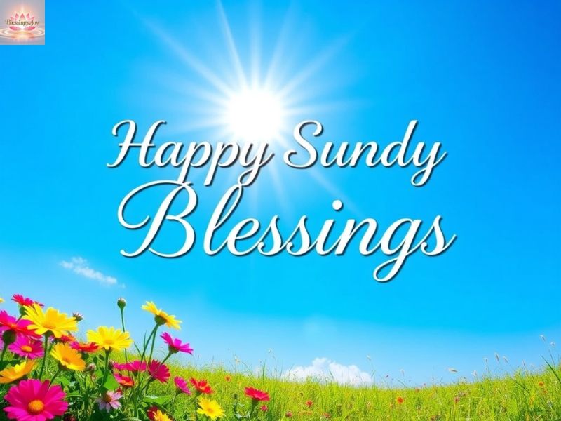 Happy Sunday Blessings