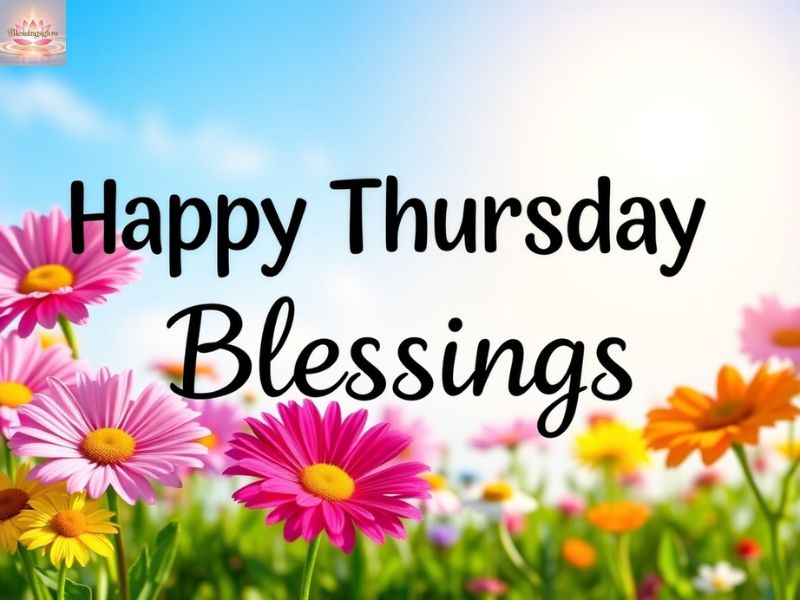 Happy Thursday Blessings
