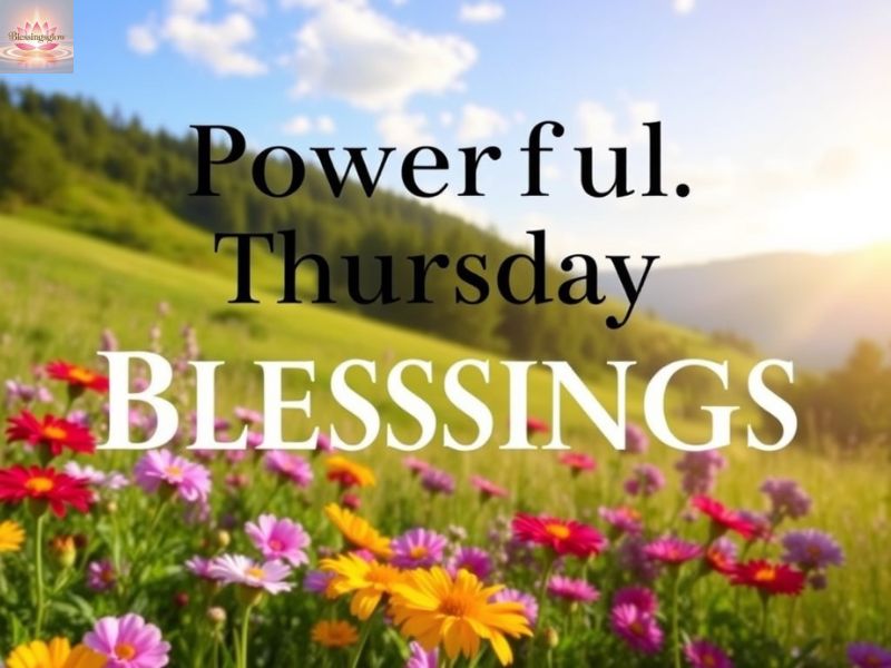 Powerful Thursday Blessings Quotes