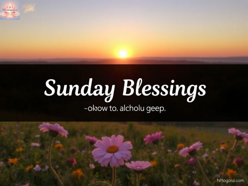 Sunday Blessings Quotes and Saying