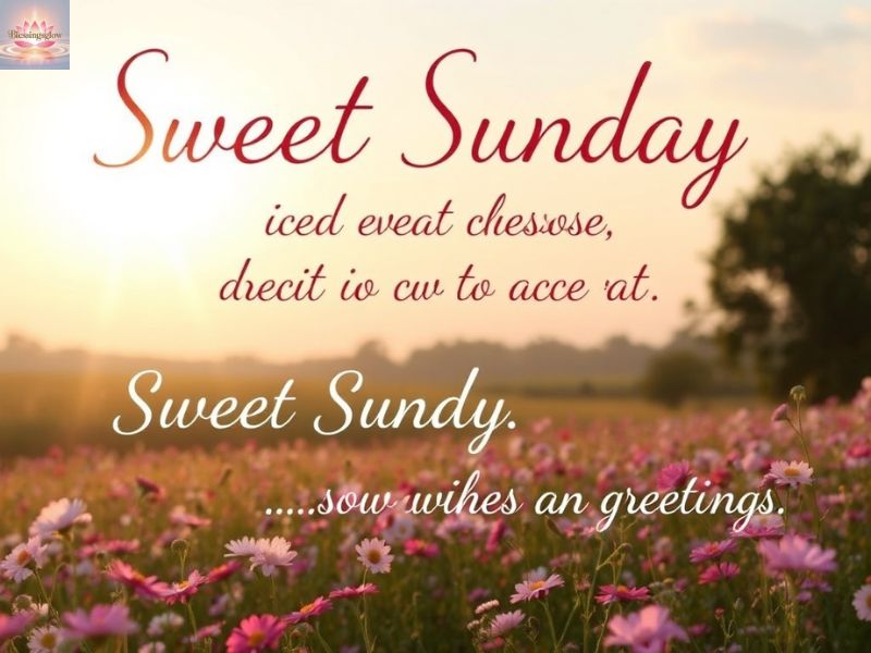 Sweet Sunday Blessings and Greetings