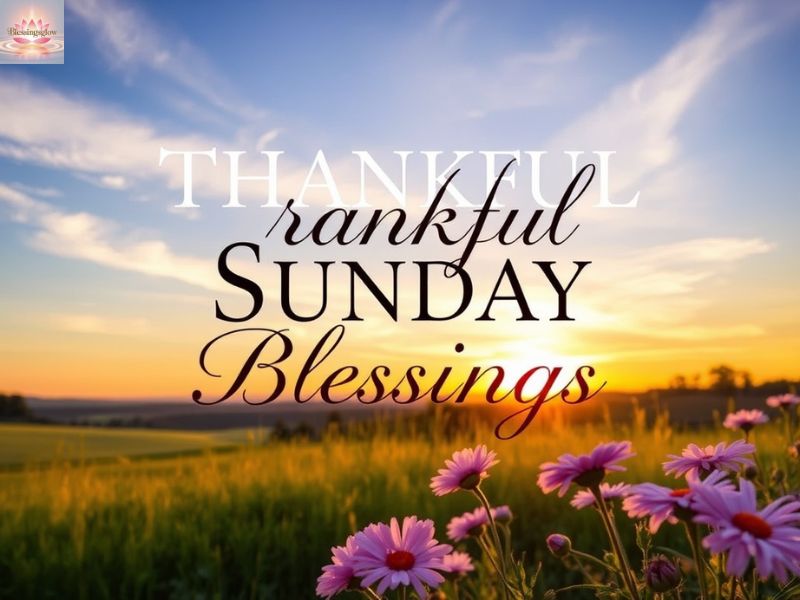 Thankful Sunday Blessings