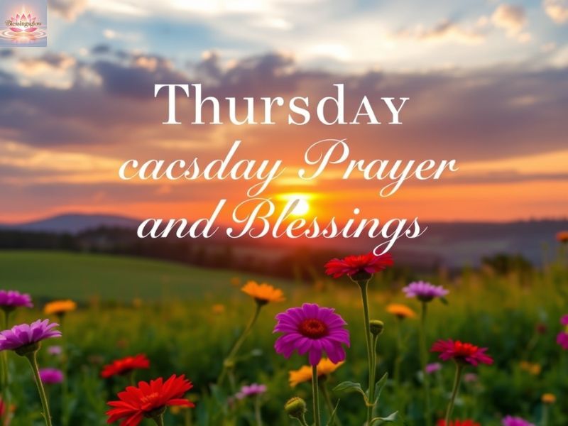 Thursday Prayers and Blessings
