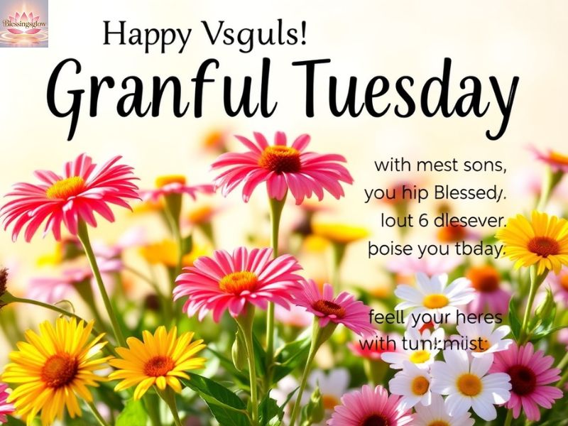 6. Grateful Tuesday Blessings for a Positive Mindset