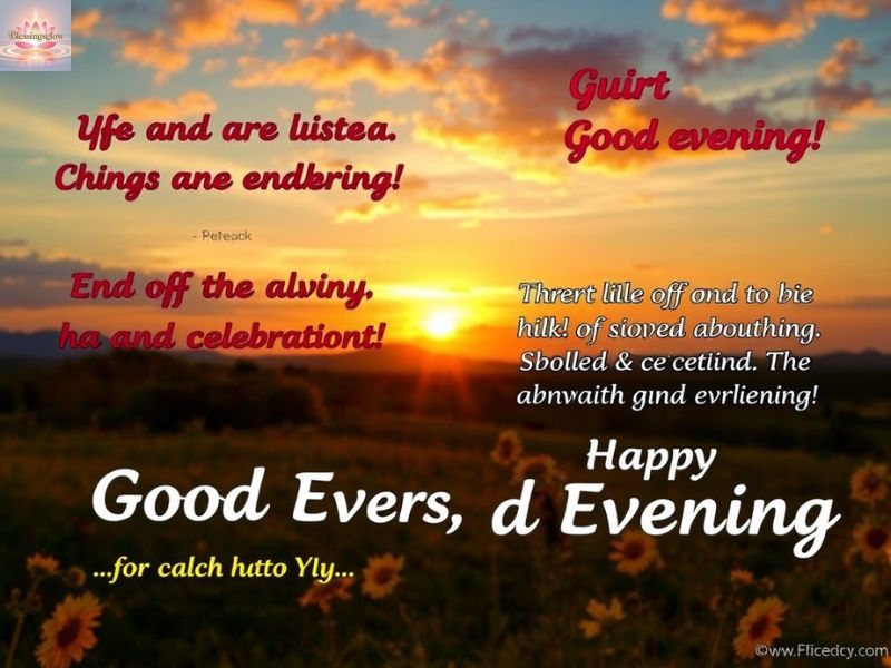 7. Good Evening Greetings for Every Occasion