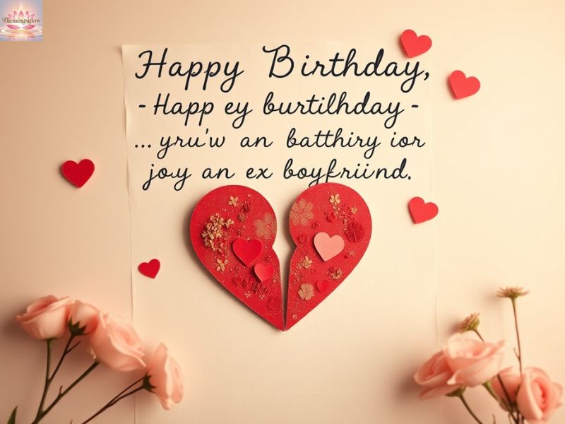 Broken Heart Birthday Wishes for Ex-Boyfriend