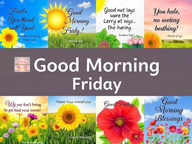 Good Morning Friday Blessings with Images and Cards
