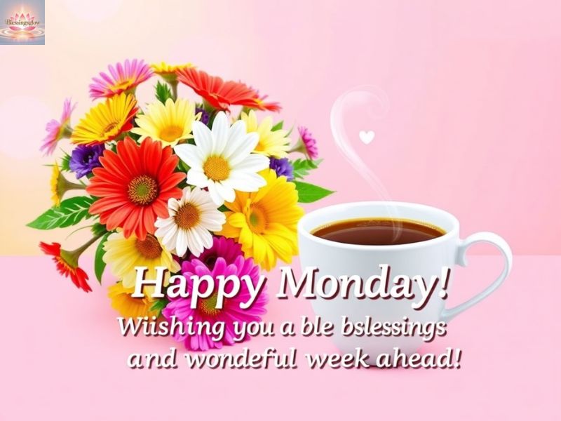 Happy Monday, Blessings and New Week Greetings for Loved Ones