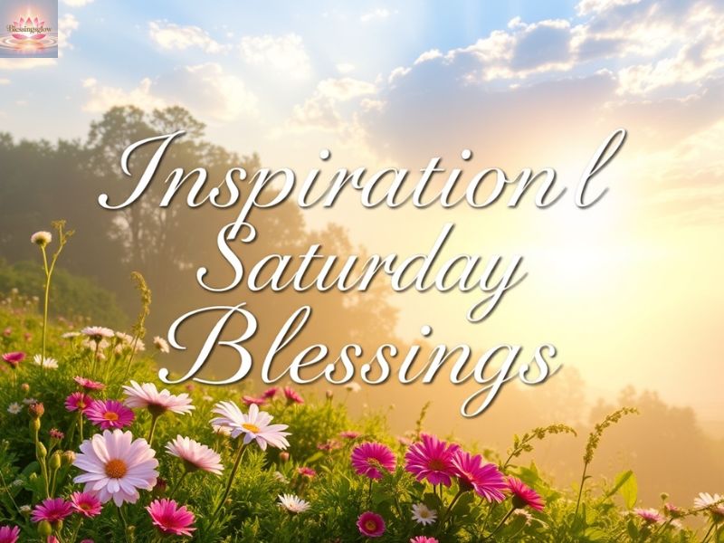 Inspirational Saturday Blessings
