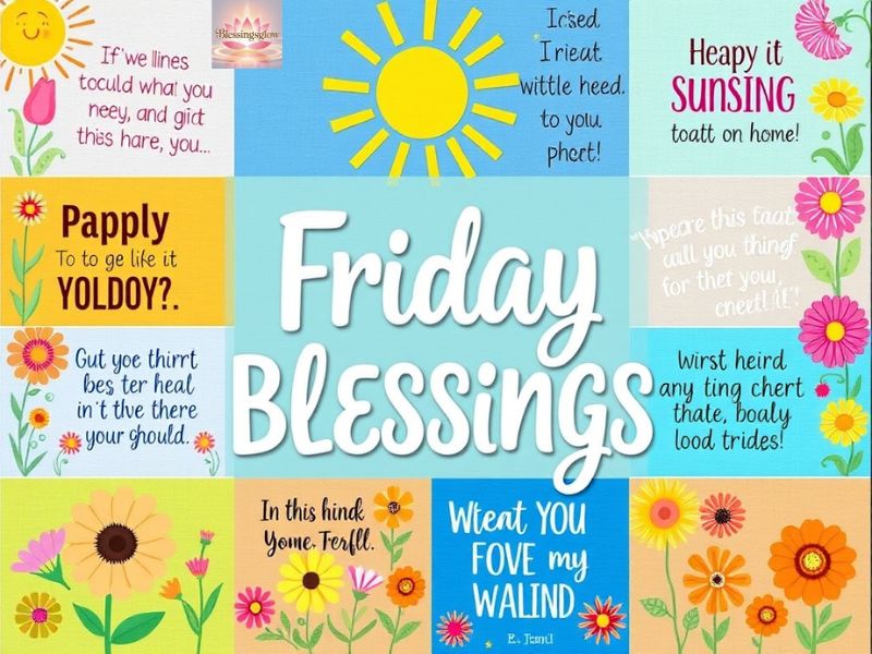 Motivational Friday Blessings for a Positive Weekend Vibe