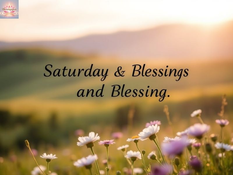 Saturday Prayers and Blessings