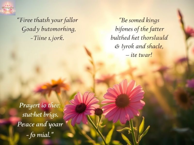 Sunday Morning Blessings and Prayers for Peace and Faith