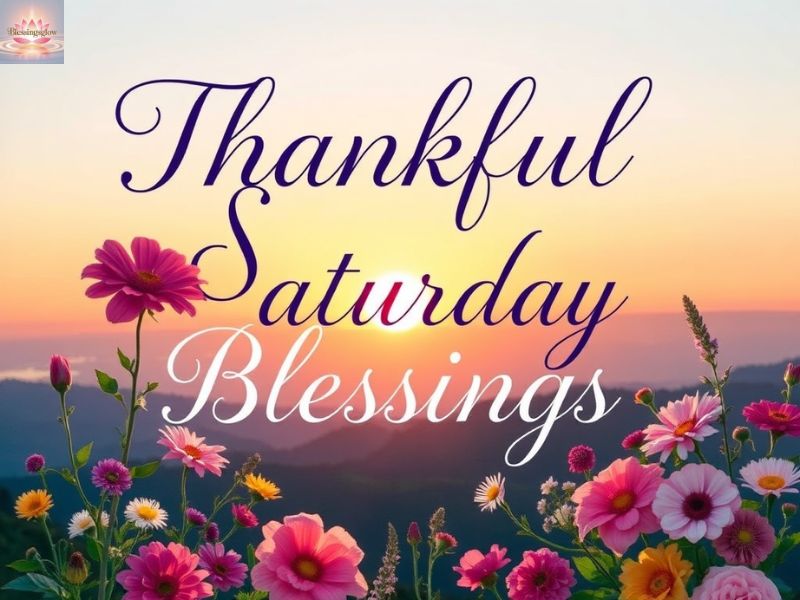 Thankful Saturday Blessings