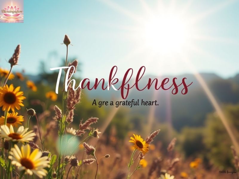 Thankful Thursday Blessings for a Grateful Heart