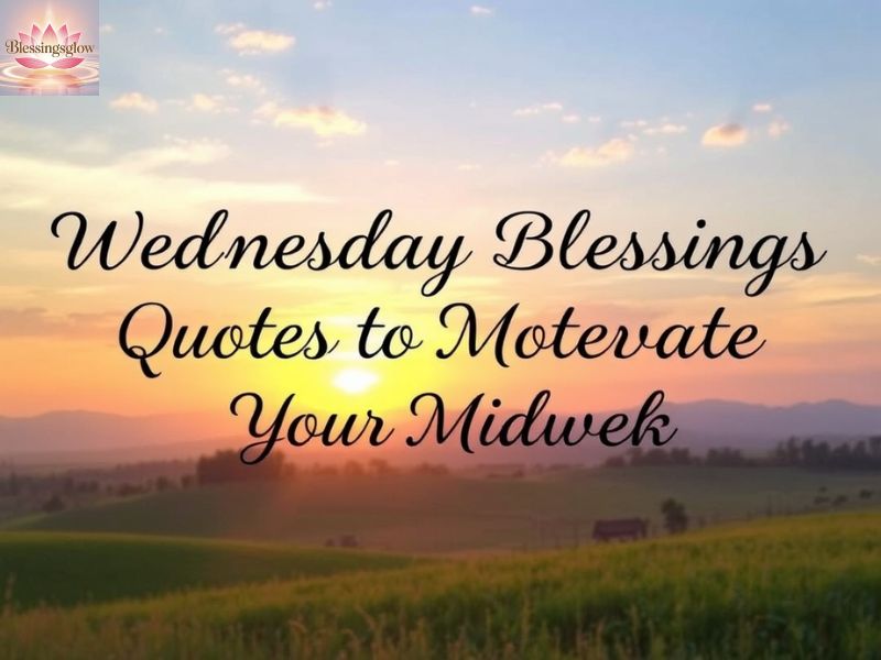 Wednesday Blessings Quotes to Motivate Your Midweek